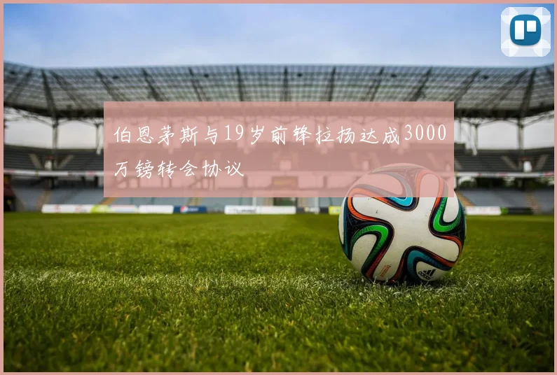 伯恩茅斯与19岁前锋拉扬达成3000万镑转会协议